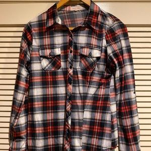 Button Up Flannel Shirt